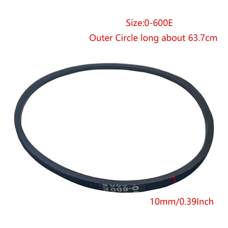 Dgz 0-600E Drive Belt Washing Machine Drive Belt Replacement Parts(2 Pcs), Black - Image 2